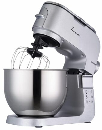 MIXER PLANETAR FRAM FPM-K1500M, Putere 1500W, Bol inox 6L, 6 viteze si functie Pulse, Angrenaje metalice, Argintiu