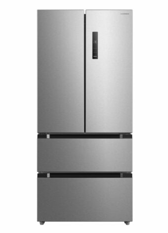 COMBINA FRIGORIFICA FRENCH DOOR HEINNER HCFD-M516INVXE++, Clasa E, 516L, No Frost, Compresor Inverter, Display LED cu Touch, H 190cm, Aspect inox