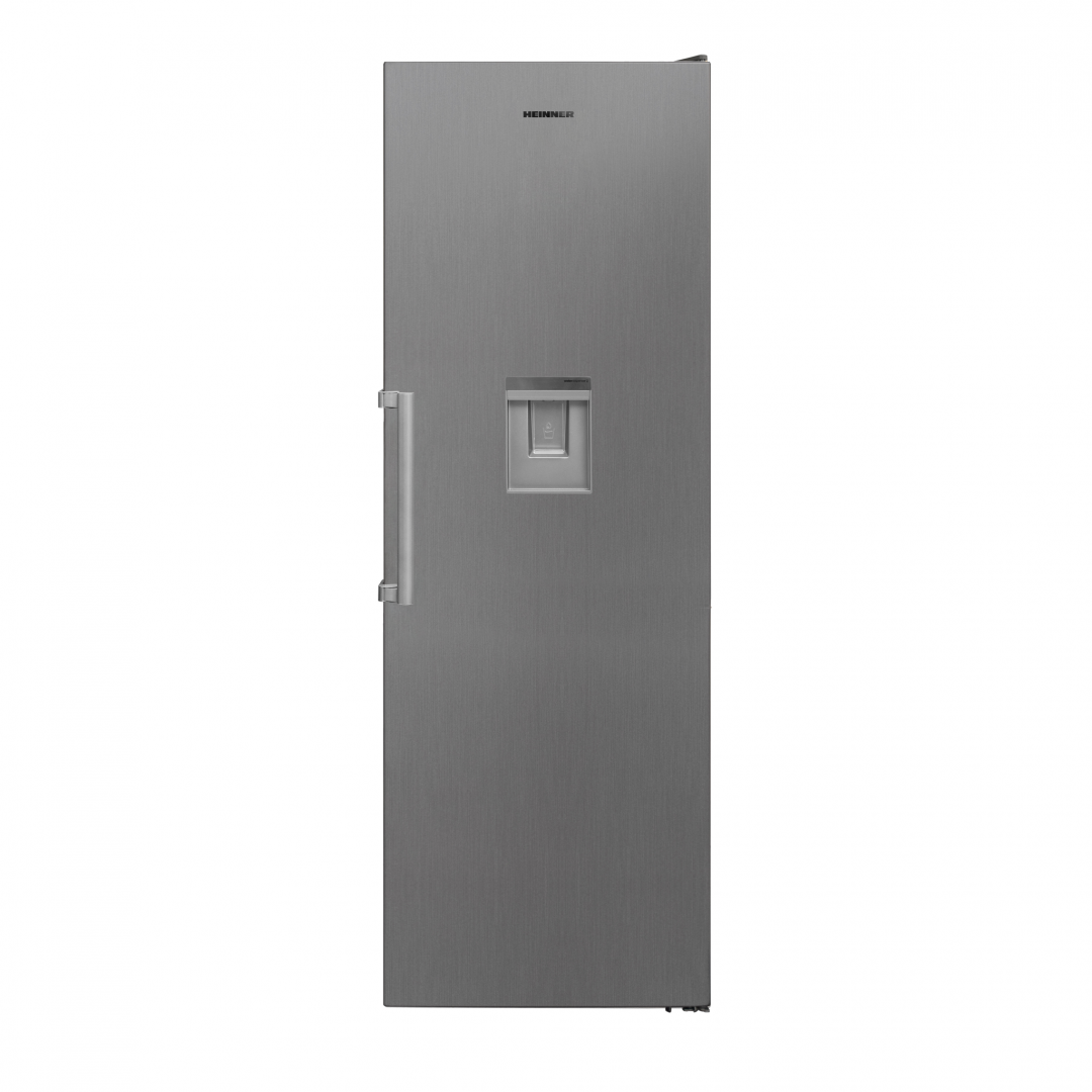 FRIGIDER CU O USA HEINNER HF-V401NFXWDE++, Clasa E, 389L, No Frost, Dozator de apa, H 186cm, Aspect inox