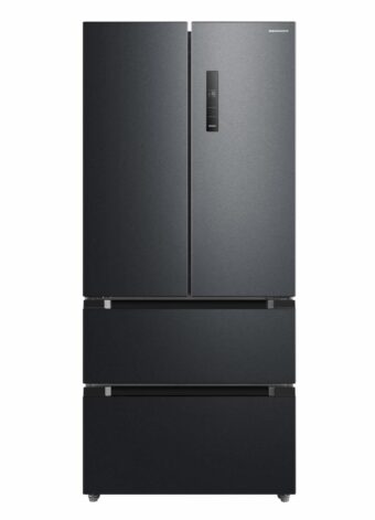 COMBINA FRIGORIFICA FRENCH DOOR HEINNER HCFD-M516INVHDXE++, Clasa E, 516L, No Frost, Compresor Inverter, Display LED cu Touch, H 190cm, Inox antracit